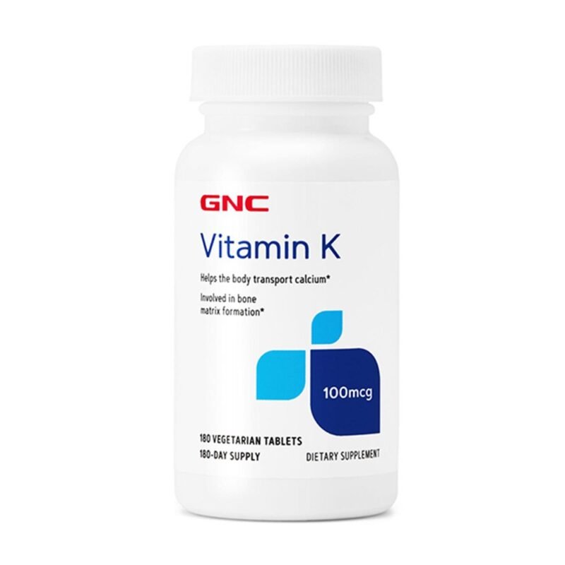 GNC Vitamin K 100mcg 180 Tablets