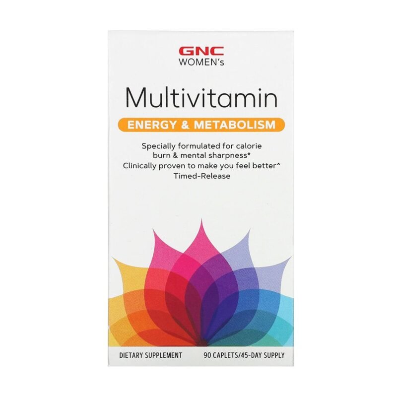 GNC Womens Multivitamin Energy & Metabolism 90 Caplets