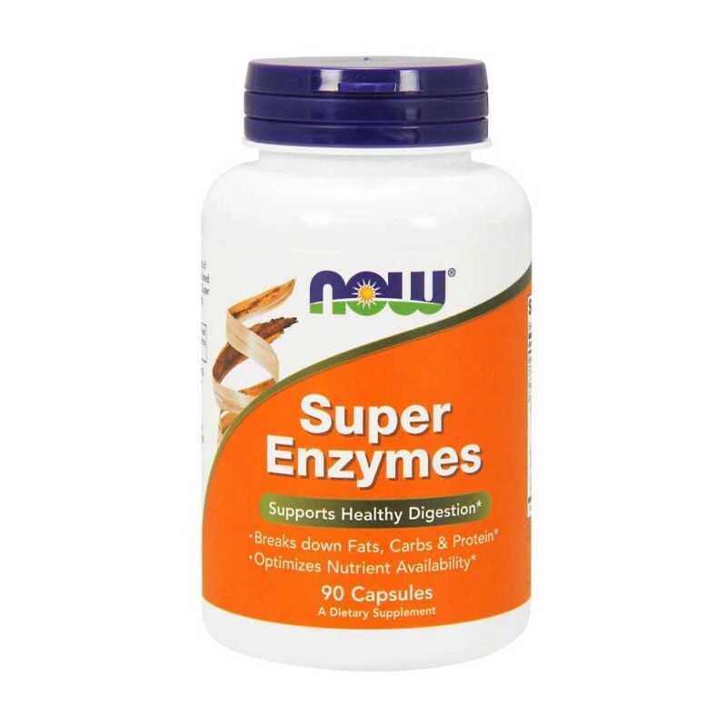 NOW Foods Super Enzymes Supports Healthy Digestion 90 Capsule-