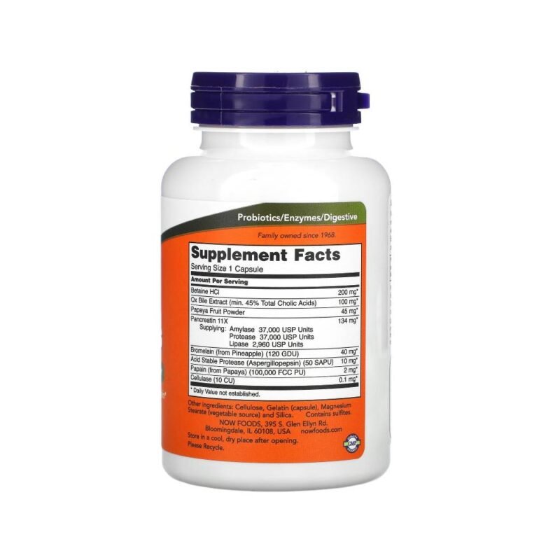 NOW Foods Super Enzymes Supports Healthy Digestion 90 Capsule- - Image 2