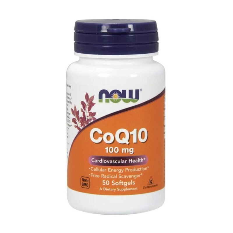 NOW Foods COQ10 100mg 50 Softgels