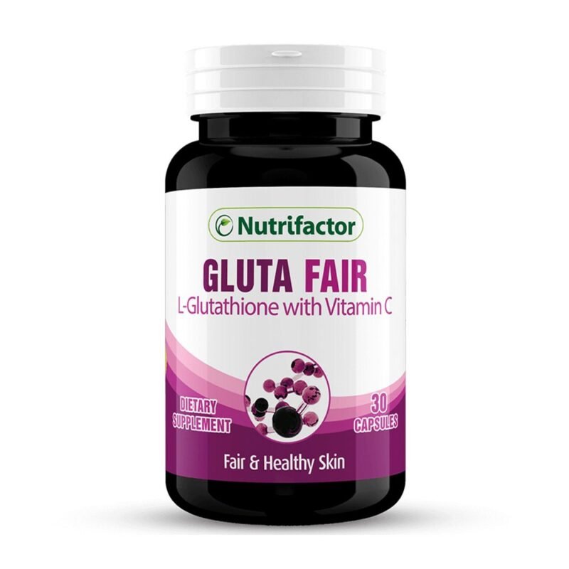 Nutrifactor Gluta Fair L-Glutathione With Vitamin C 30 Capsules