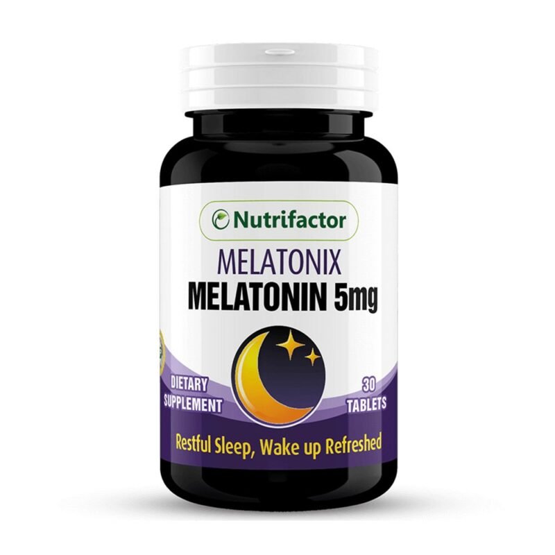 Nutrifactor Melatonix Melatonin 5mg (Restful Sleep, Wake up Refreshed) 30 Tablets