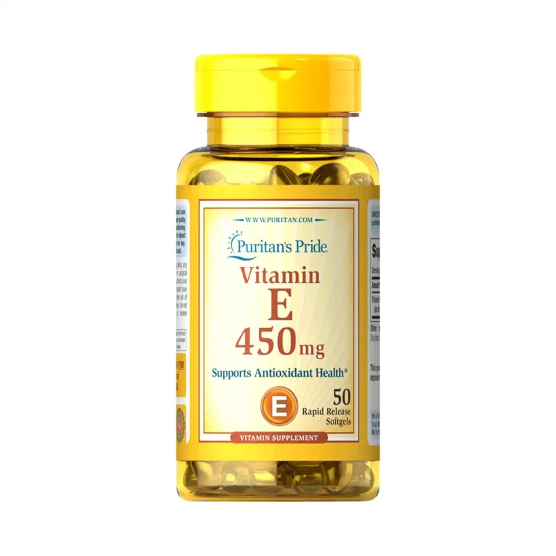 Puritans Pride Vitamin E 450 Mg Support Antioxidant Health 50 Softgels # 1780