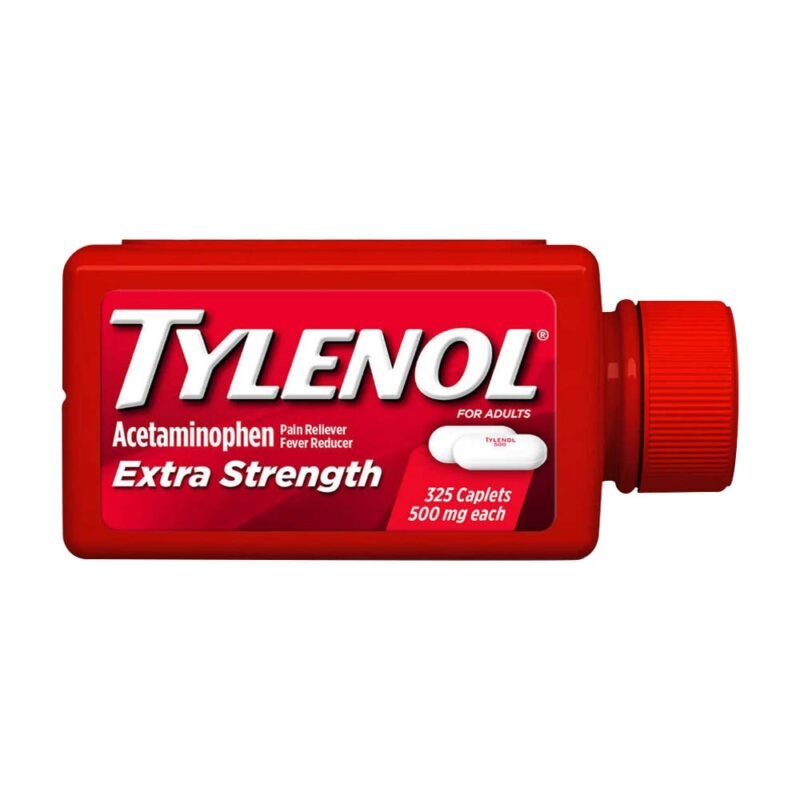 Tylenol Extra Strength Pain Reliever Fever Reducer 325 Caplets 500mg