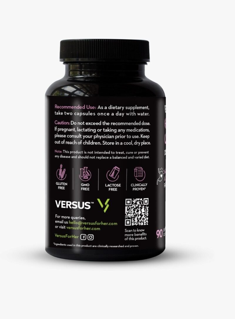 Versus Oh My Gut Digestive Enzymes, Improves Digestion And Relieves Bloating, 90 Capsules - Image 3