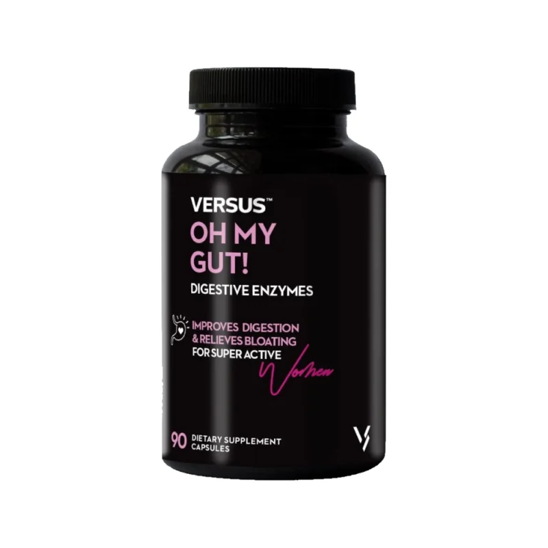 Versus Oh My Gut Digestive Enzymes, Improves Digestion And Relieves Bloating, 90 Capsules