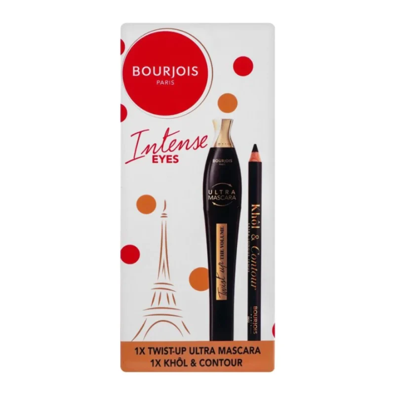 Bourjois Intense Eye Twist-Up Mascara + Khol + Contour Eye Pencil