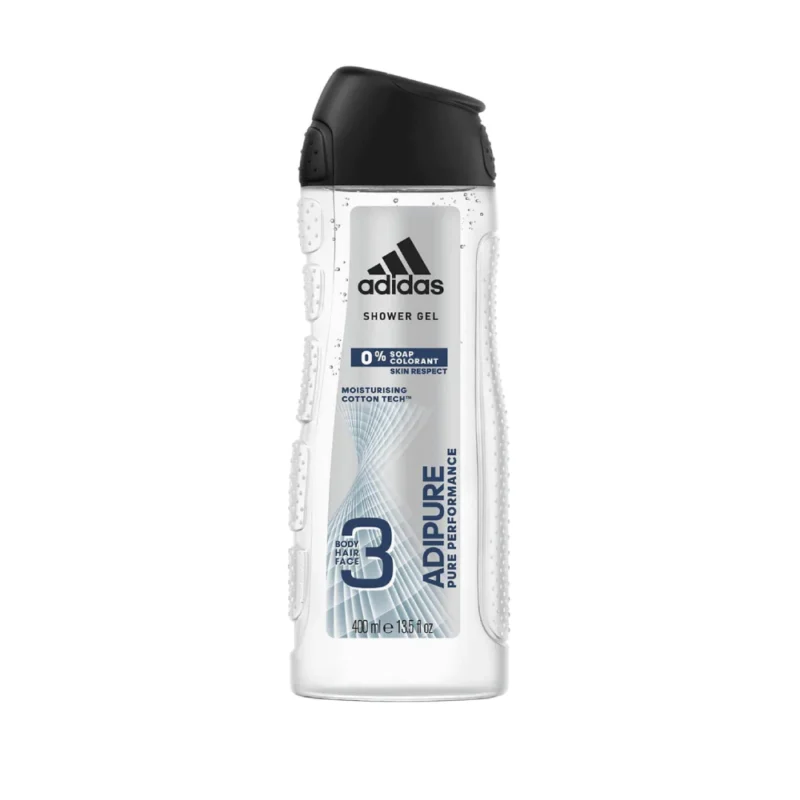 Adidas Shower Gel Adipure Pure Performance 400 Ml 13.5 fl Oz