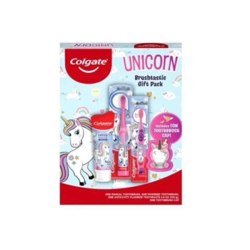 Colgate Kids Toothbrush Set with Toothpaste Unicorn Gift Pack