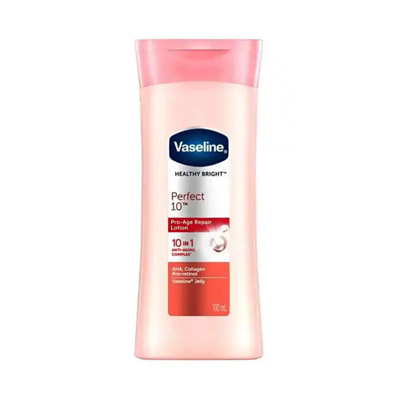 Vaseline Healthy Bright Perfect 10 Pro-Age Repair Lotion 10 IN 1 Anti-Aging Complex Lotion 100Ml