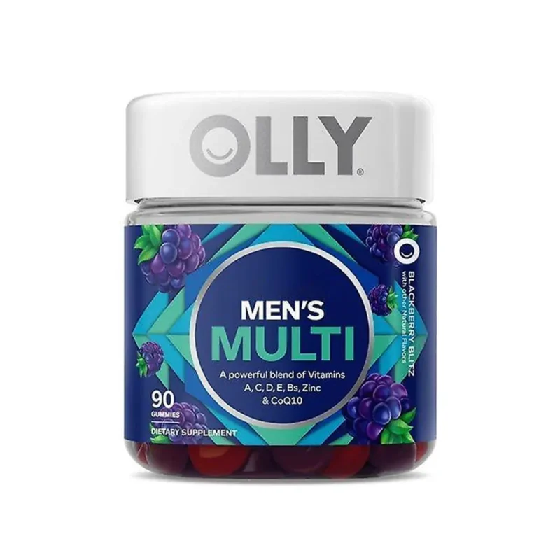 Olly Mens Multi A Powerful Blend of Vitamin A,C,D,E,Bs Zinc & CoQ-10 90 Gummies